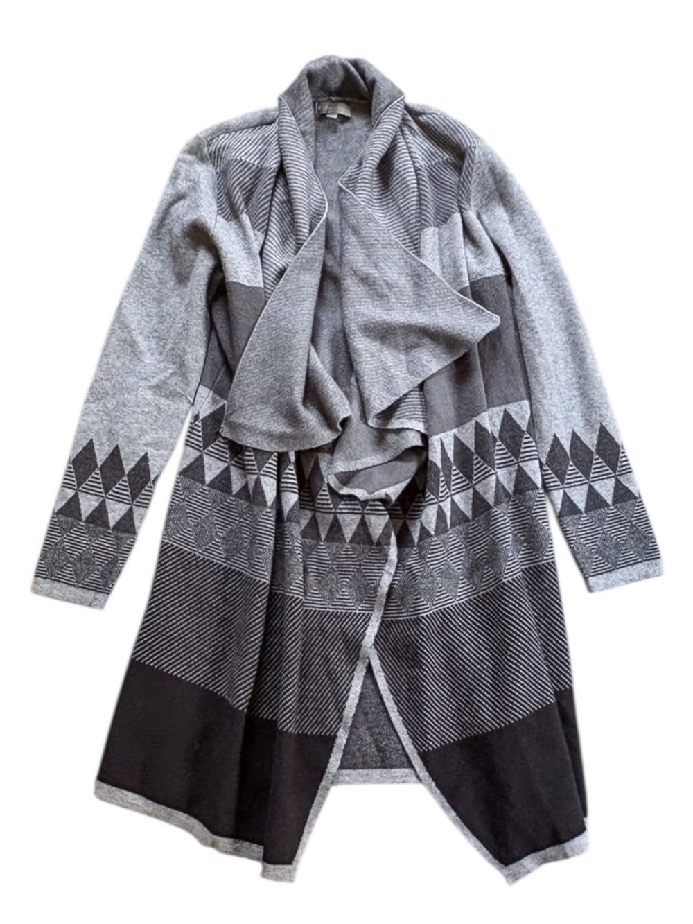 Evolution By Cyrus Open Drape Sweater Cardigan
